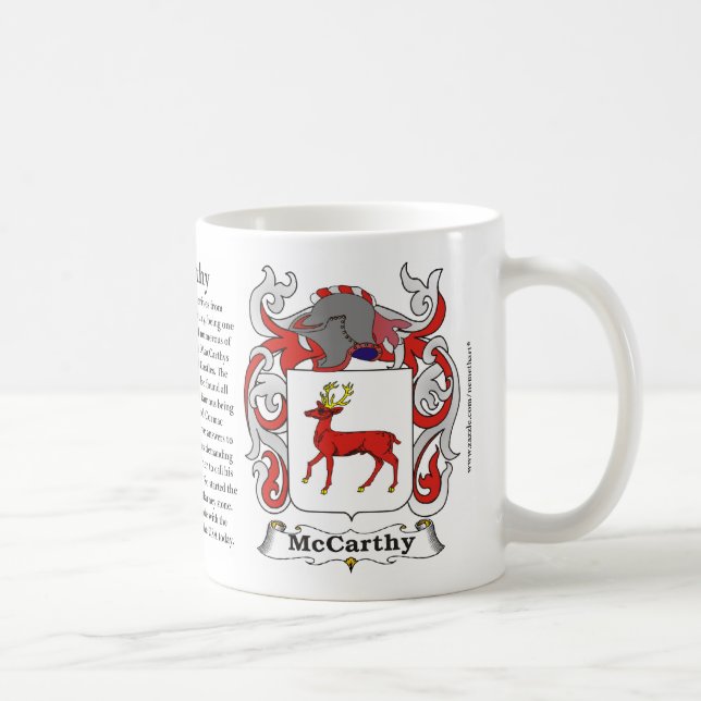 Café Caneca da brasão da família de McCarthy (Direita)
