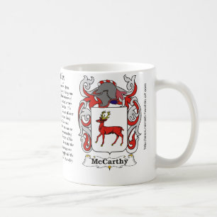 Café Caneca da brasão da família de McCarthy