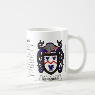 Café Caneca da brasão da família de McCormick