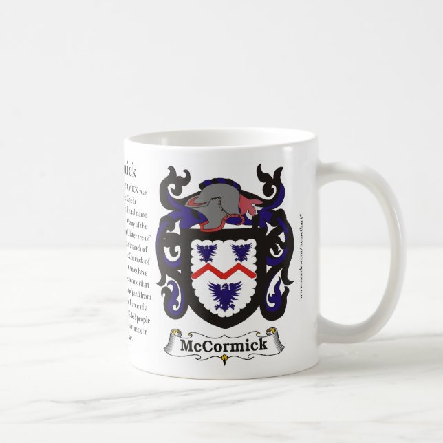 Café Caneca da brasão da família de McCormick (Direita)