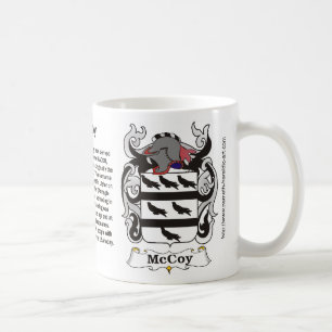 Café Caneca da brasão da família de McCoy