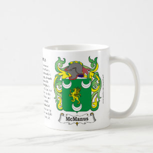 Café Caneca da brasão da família de McManus