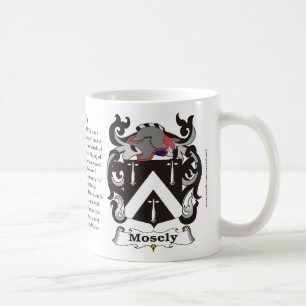Café Caneca da brasão da família de Mosley
