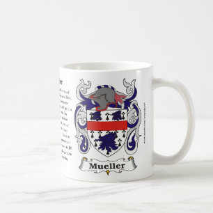 Café Caneca da brasão da família de Mueller