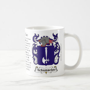 Café Caneca da brasão da família de Schumacher
