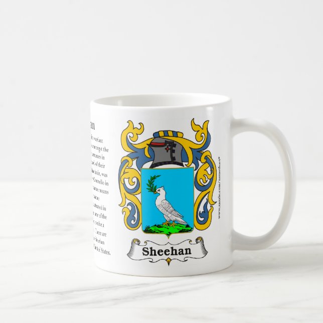 Café Caneca da brasão da família de Sheehan (Direita)