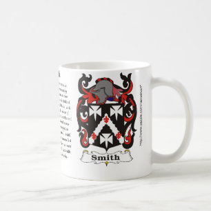 Café Caneca da brasão da família de Smith