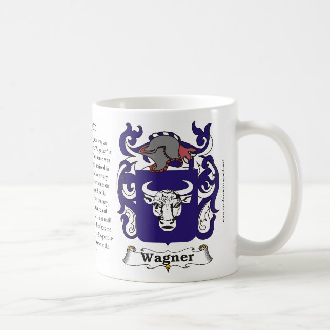 Café Caneca da brasão da família de Wagner (Direita)