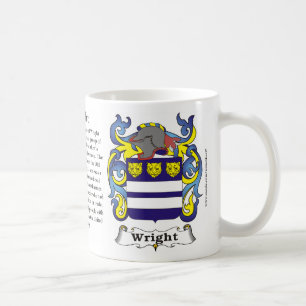 Café Caneca da brasão da família de Wright