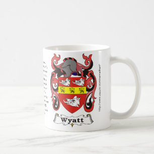 Café Caneca da brasão da família de Wyatt
