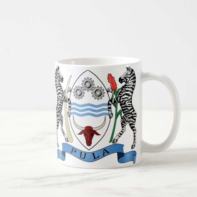 Café Caneca da brasão de Botswana (Direita)