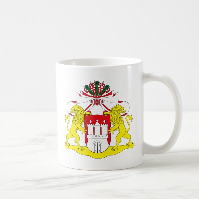 Café Caneca da brasão de Hamburgo (Direita)
