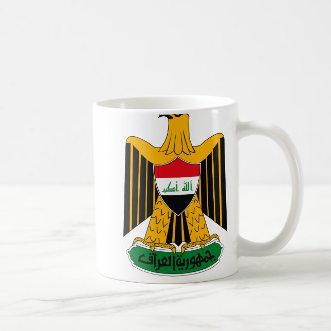 Café Caneca da brasão de Iraque (Direita)
