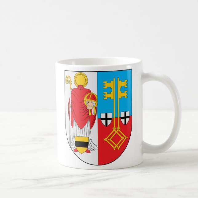 Café Caneca da brasão de Krefeld (Direita)