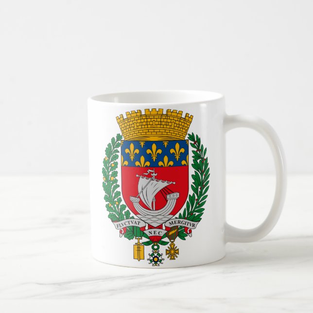 Café Caneca da brasão de Paris (Direita)