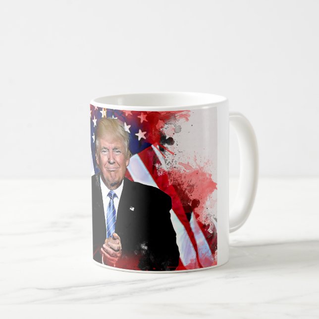 Café Caneca da celebração de Donald Trump (Frente Esquerda)