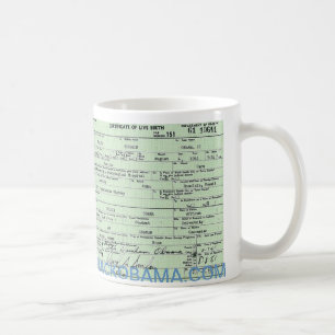 Café Caneca da certidão de nascimento da campanha de