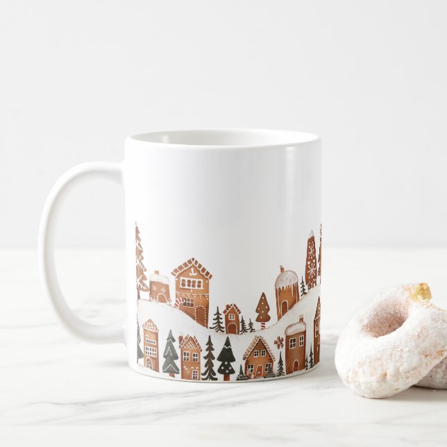 Café Caneca da Cidade de Natal de Pão de Mel  (Com Donut)