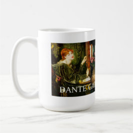 Café Caneca da colagem das mulheres de Rossetti