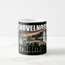 Café Caneca da colagem do esturjão de Shovelnose
