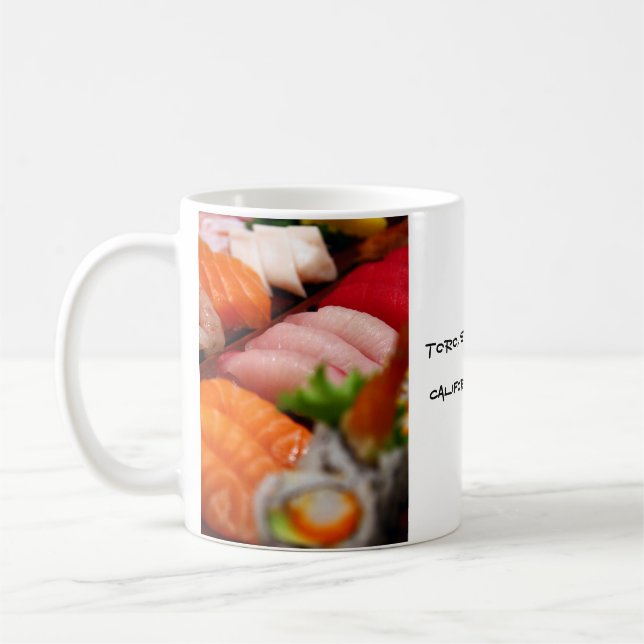 Café Caneca da coleção do sushi de Japão (Esquerda)