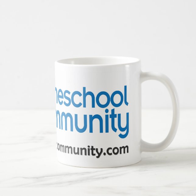 Café Caneca da comunidade de Homeschool (Direita)