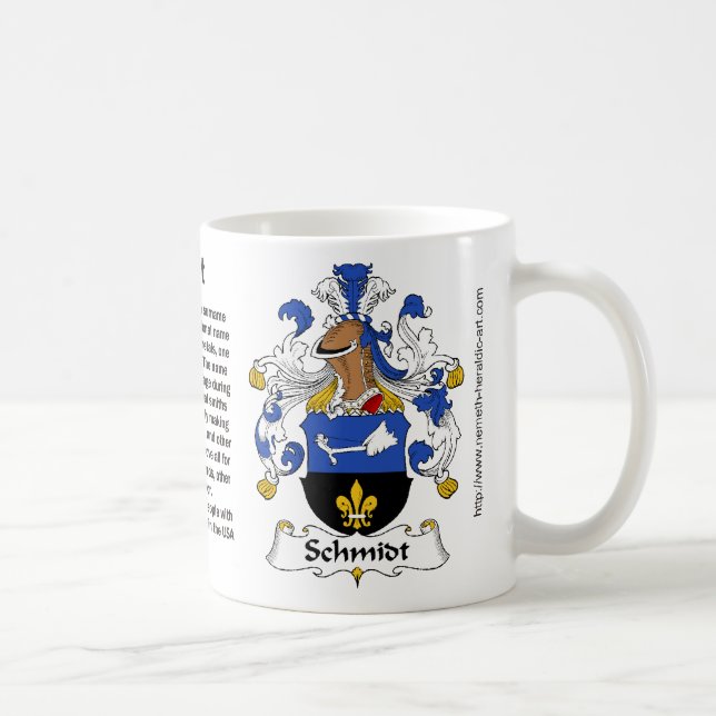 Café Caneca da crista da família de Schmidt (Direita)