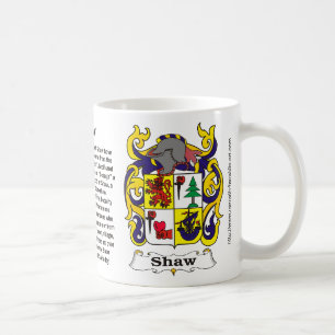 Café Caneca da crista da família de Shaw
