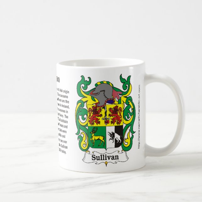 Café Caneca da crista da família de Sullivan (Direita)