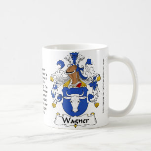 Café Caneca da crista da família de Wagner