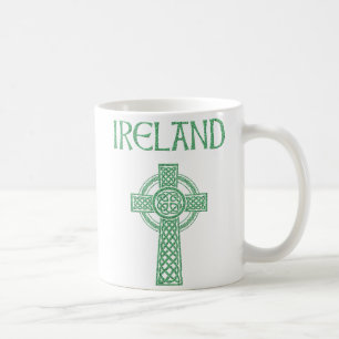 Café Caneca da cruz celta de Ireland