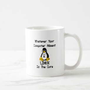 Café Caneca da cura de Linux
