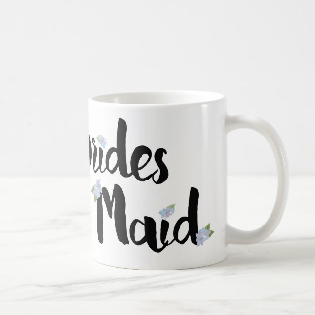 Café Caneca da dama de honra - Hydrangeas roxos (Direita)