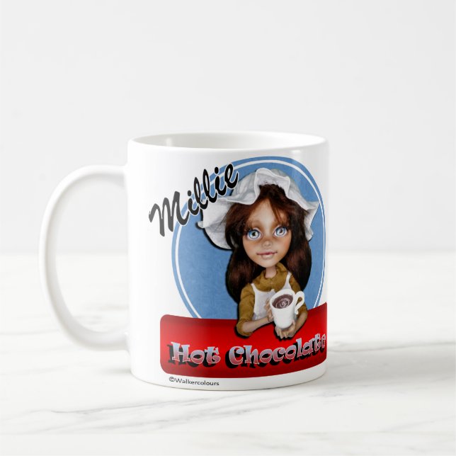 Café Caneca da empregada doméstica do leite de Millie (Esquerda)