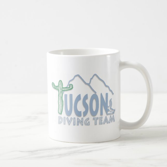 Café Caneca da equipe do mergulho de Tucson (Direita)