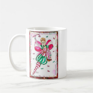 Café Caneca da fada do bastão de doces