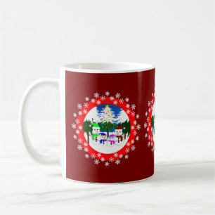 Café Caneca da Família Snowman de Natal