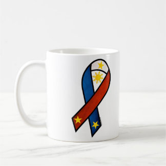 Café Caneca da fita do "apoio" de Pinoy
