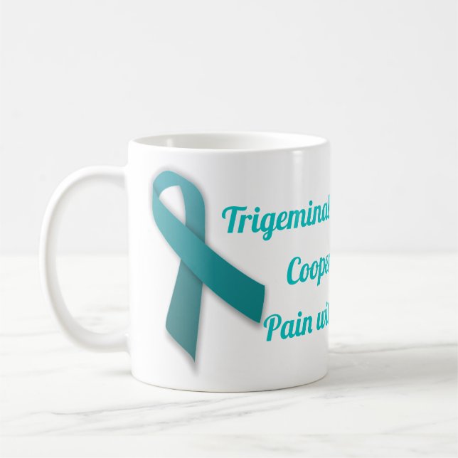 Café Caneca da fita do Neuralgia de Trigeminal (Esquerda)