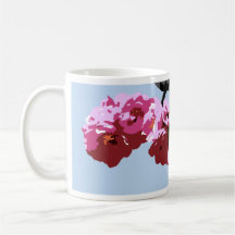 Caneca da flor de cerejeira