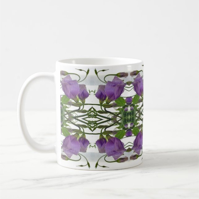 Café Caneca da flor de Lisianthus (Esquerda)