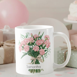Café Caneca da Flor de Nascimento de Janeiro   Cravos R