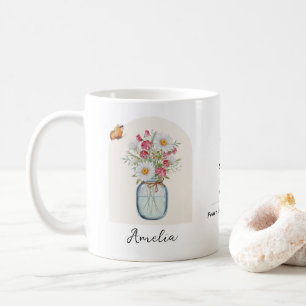 Café Caneca da Flor do Mês de Abril