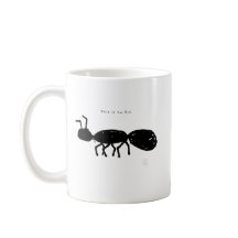 Caneca da Formiga Engraçada - Presente de Animal M