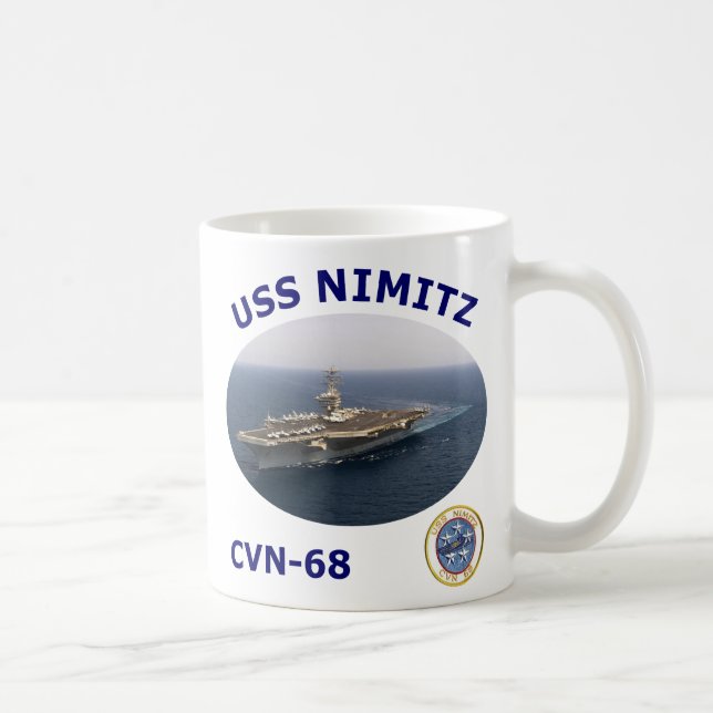 Café Caneca da foto de CVN 68 Nimitz (Direita)
