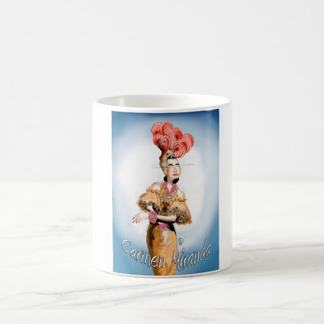 Café Caneca da ilustração de Carman Miranda (Centro)