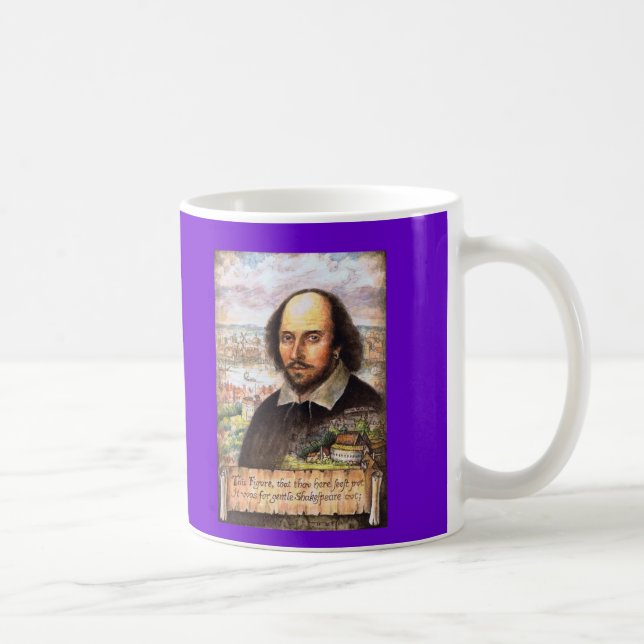 Café Caneca da imagem de William Shakespeare (Direita)