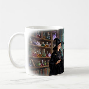 Café 🔮 Caneca da Irmandade de Bruxas com Magia Interio