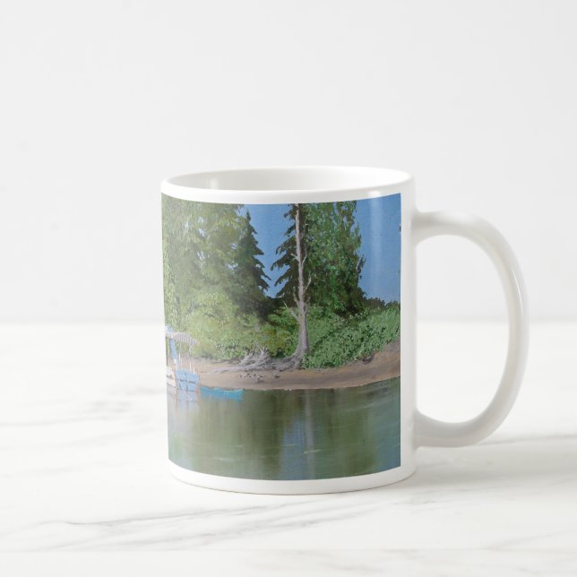Café Caneca da lagoa da ilha de Ross (Direita)