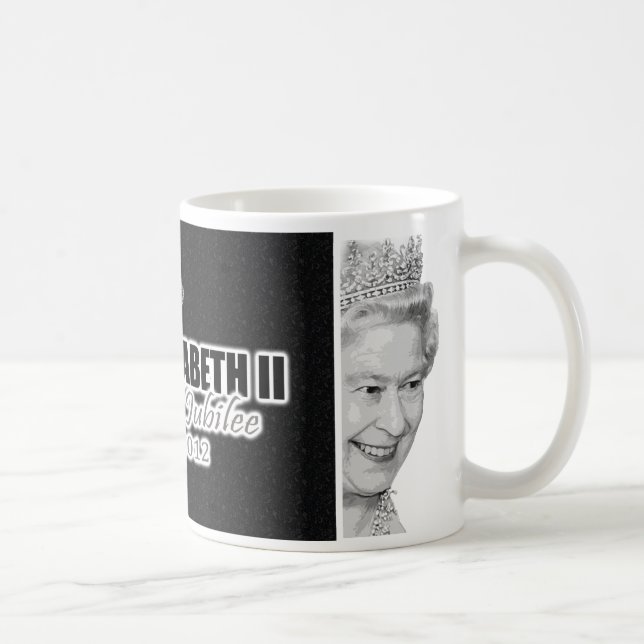 Café Caneca da lembrança do jubileu de diamante (Direita)